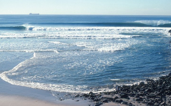 The Bay firing: Winter swell circa late 1970's, Bay of Plenty