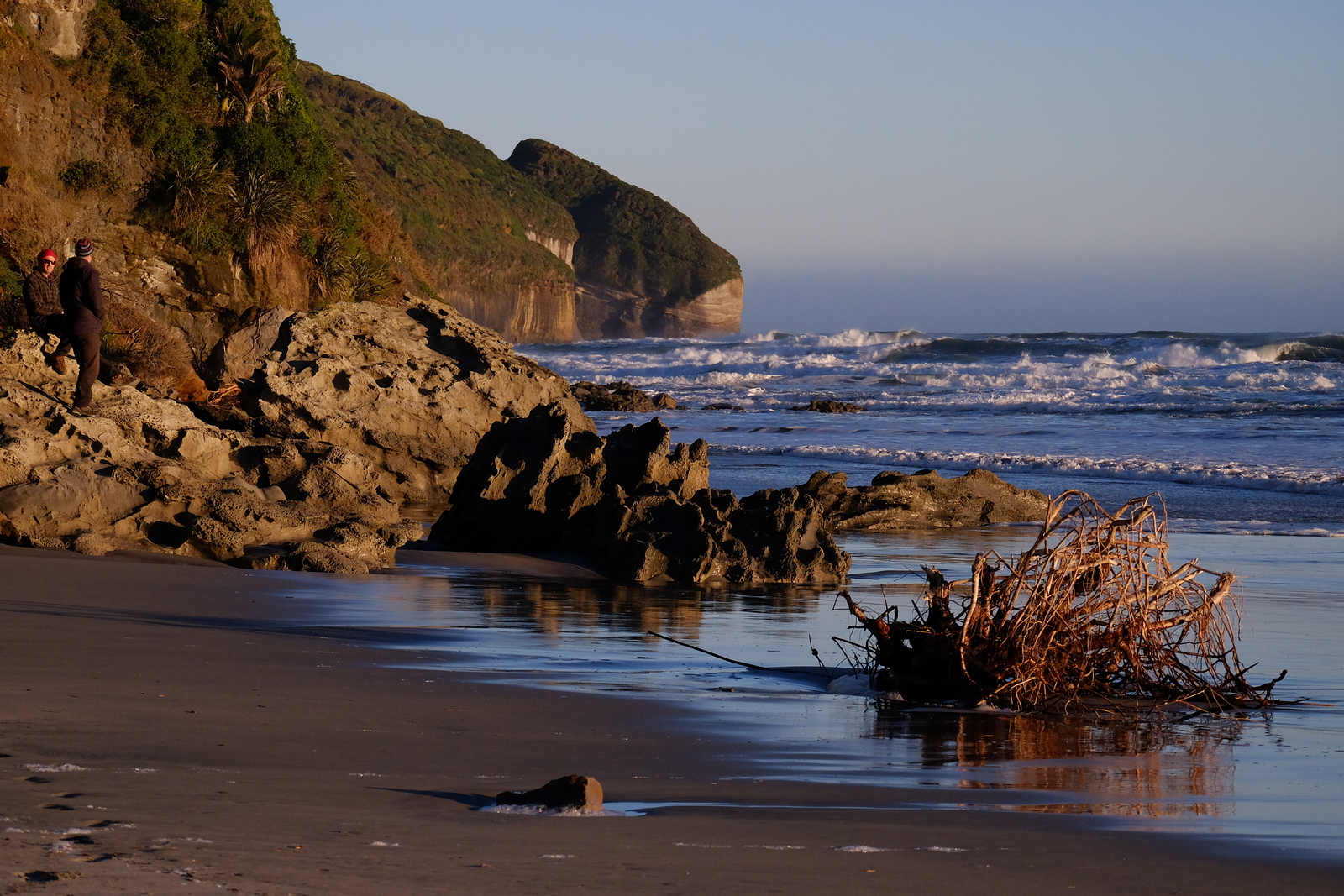 taking it easy, Farewell Spit