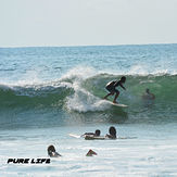 Moises surfing in Tamarindo