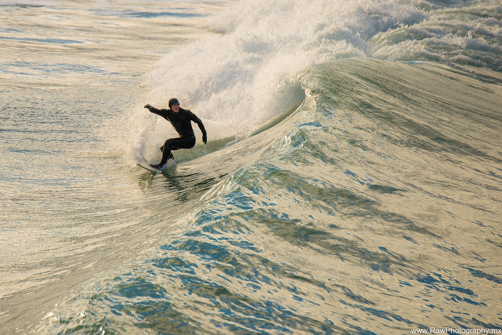 Golden light, New Brighton Beach