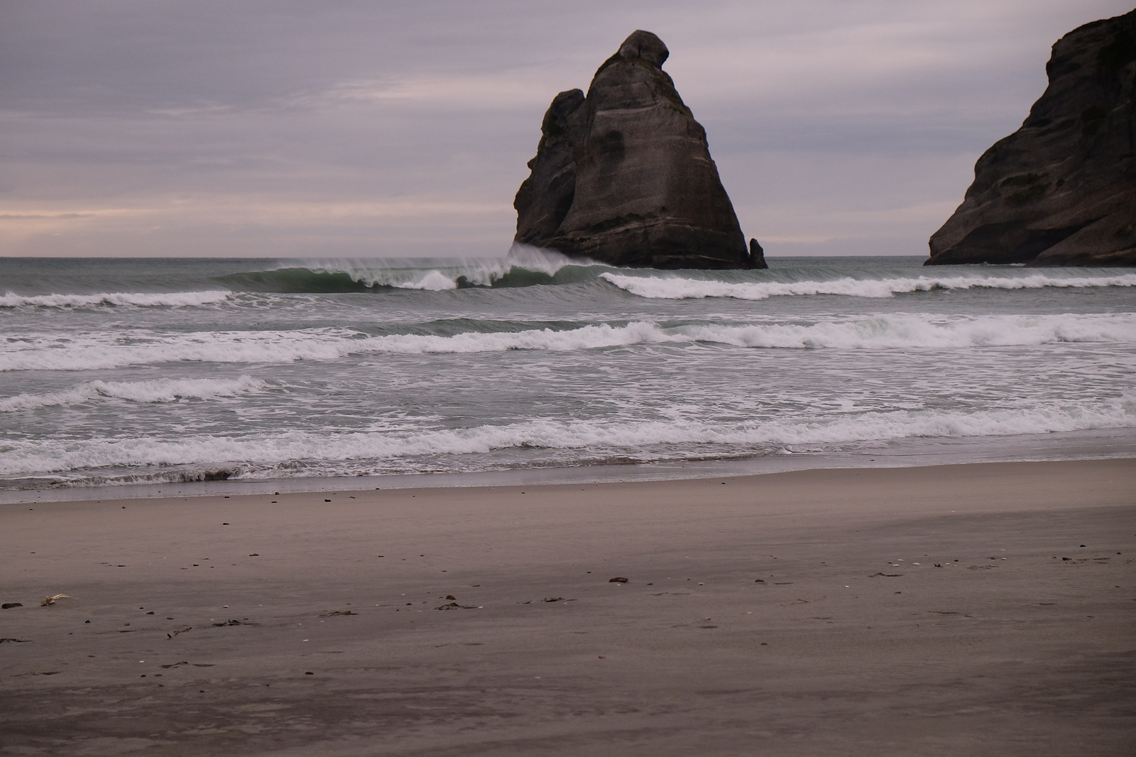 Main beach, Wharariki Beach