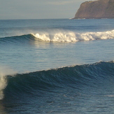 Double waves in the Azores, Faial - Praia do Norte