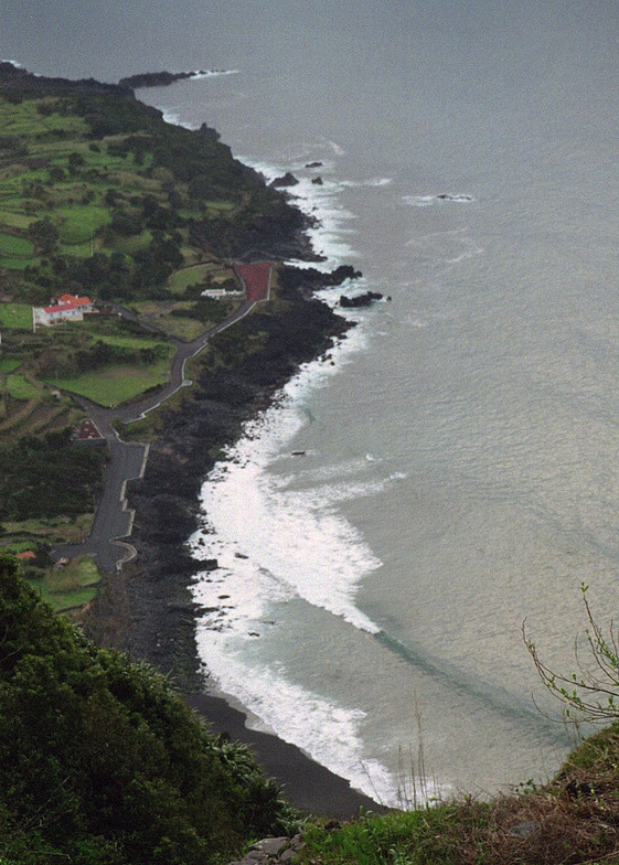 Faial - Praia do Norte surf break