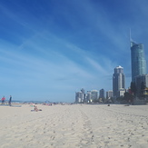 Facing south from Surfers Paradise. 