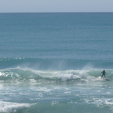 Pines - small summer swell, Wainui Beach - Pines