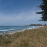 Small summer swell  - Wainui, Wainui Beach - Pines