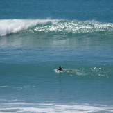 Pines - long paddle out, Wainui Beach - Pines