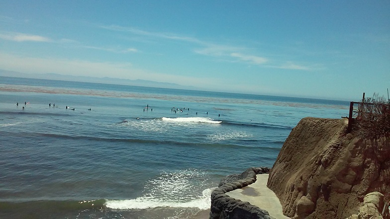 Pleasure Point-First Peak Surf Photo by S.O | 12:26 pm 10 Jul 2018