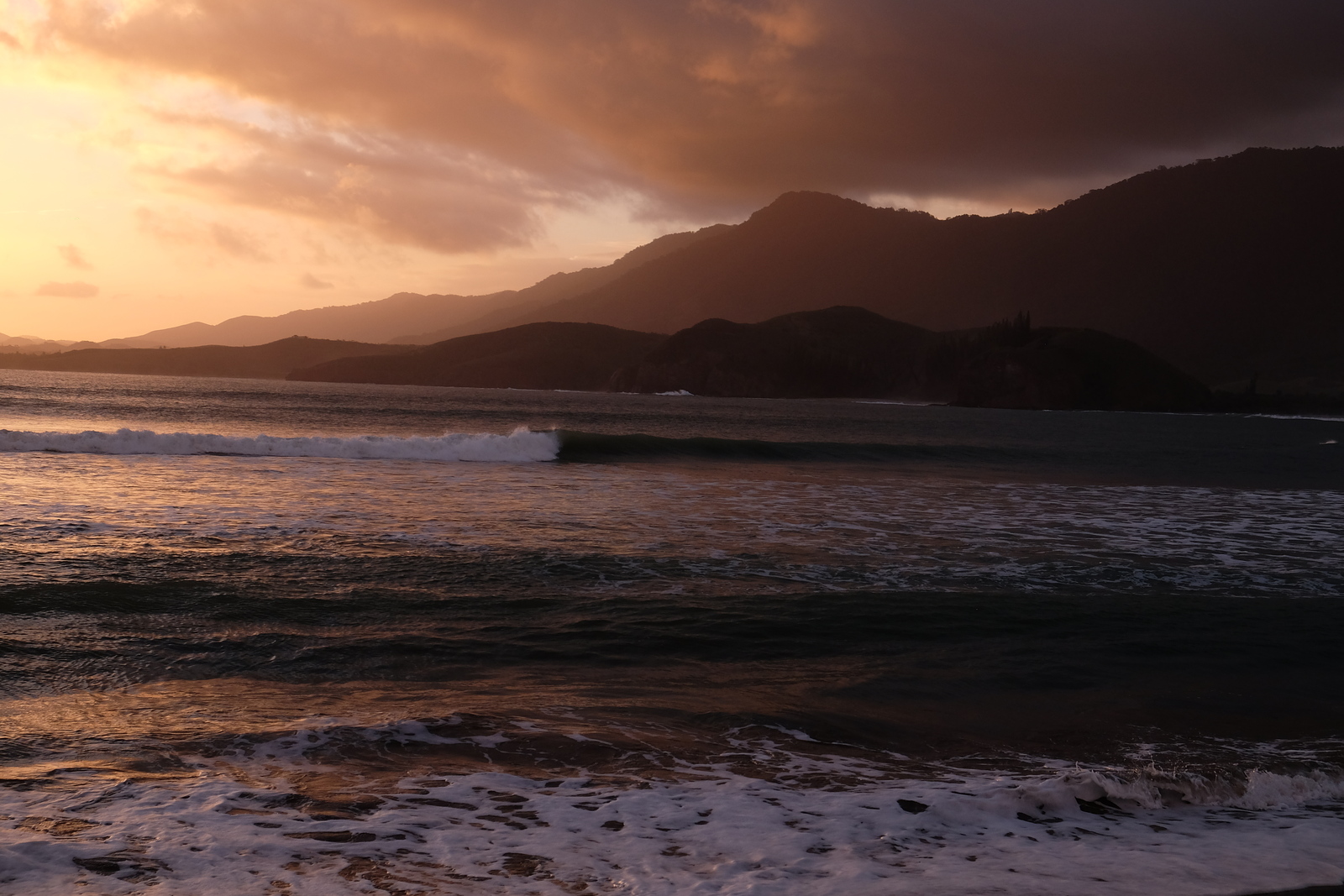 Sunset at the Nera Rivermouth