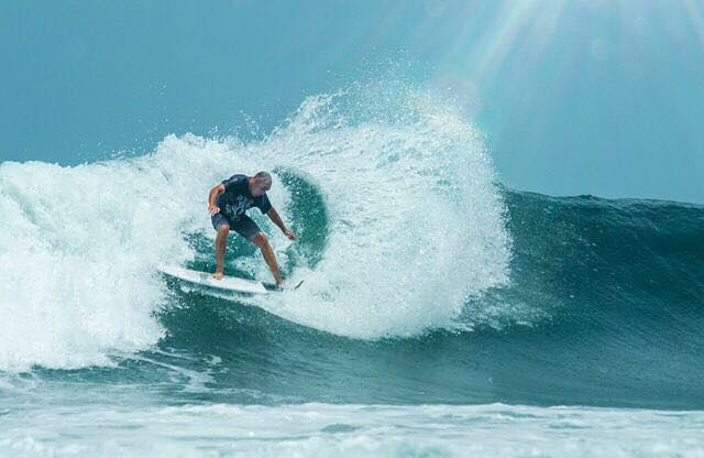 Santa Cruz surf break