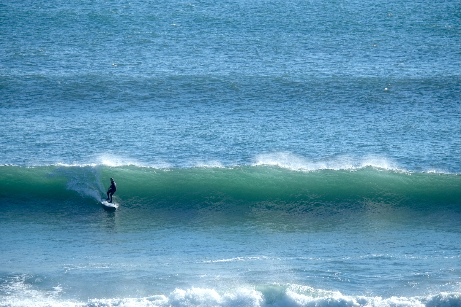 Fading swell, still overhead, Anatori River