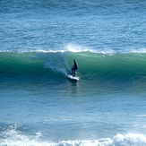 Fading swell, still overhead, Anatori River