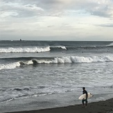 On a really good (pre-typhoon) day, Chigasaki Jetty