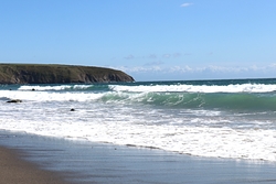 Welsh beach, Aberdaron photo