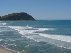 Tail end of a South Swell, Makorori Centre photo