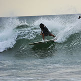 Moises Rojas with a cutback, Tamarindo