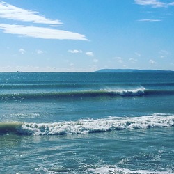 post Storm Ali groundswell, East Wittering photo
