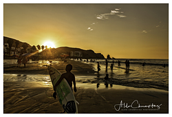 Sunset, Cerro Azul photo