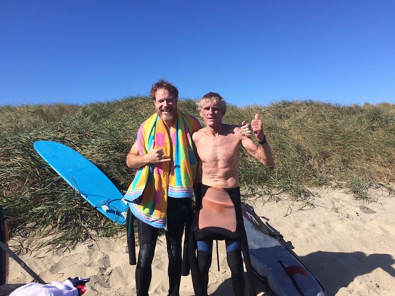 J Sherman and Bob Thayer, Florence-South Jetty