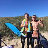 J Sherman and Bob Thayer, Florence-South Jetty