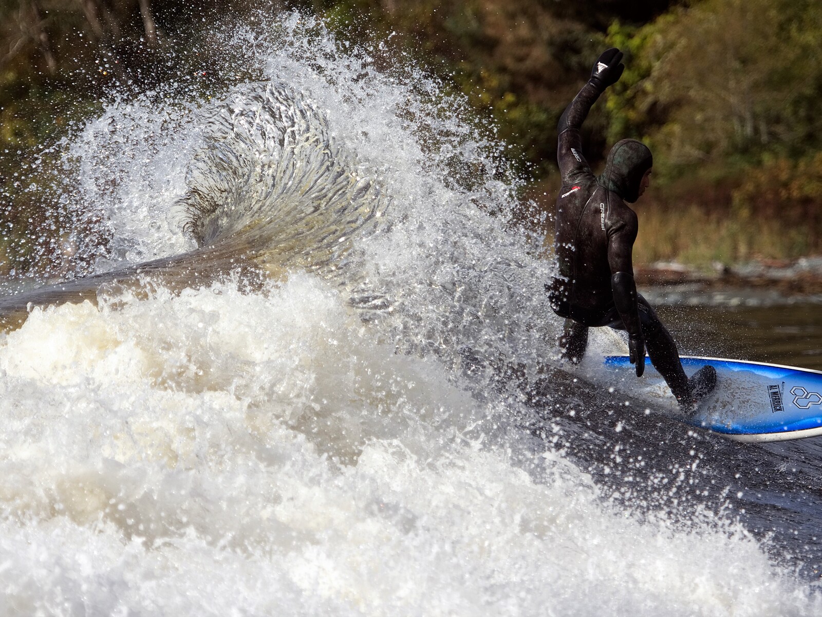 Lookin' down the wave, Jordan River