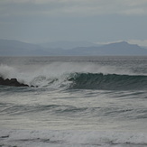 La ola del espigón, Playa de Gros