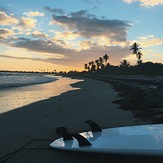 Beautiful sunset, Playa Ballena