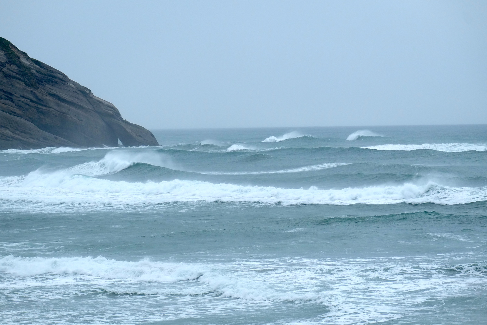 Stormy surf, Wharariki Beach