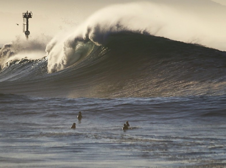 The Wedge surf break