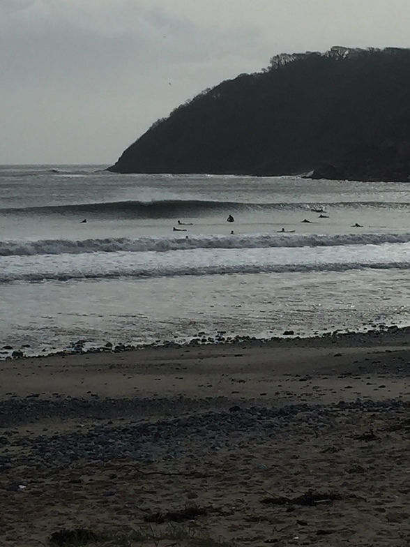 cold morning sesh, Oxwich Bay