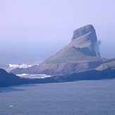 The Blowhole on Worms Head, Rhossili