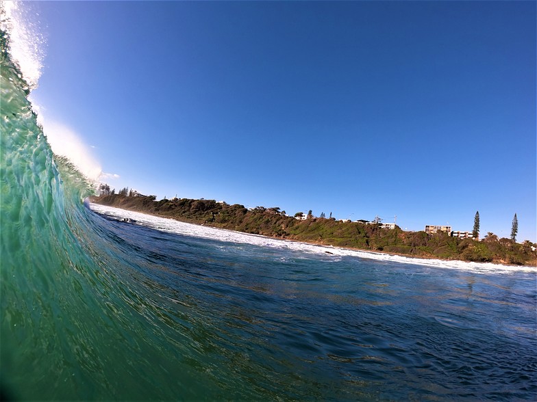 The Bluff surf break