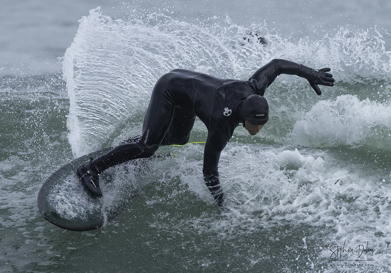 Riding a righty, Monahans Dock