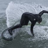 Riding a righty, Monahans Dock