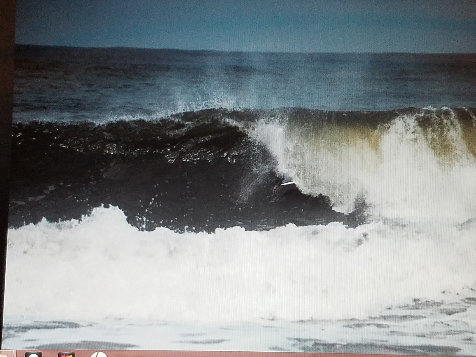 Hurricane swell, Pensacola beach