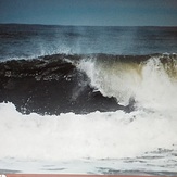 Hurricane swell, Pensacola beach