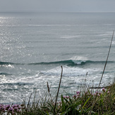 NW side of Mawgan Porth Beach