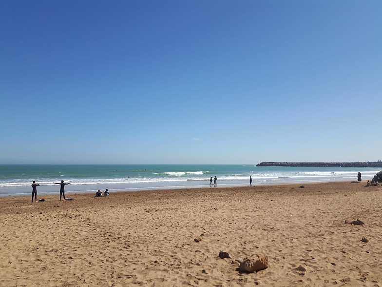 Skhirat Plage on a sunday morning