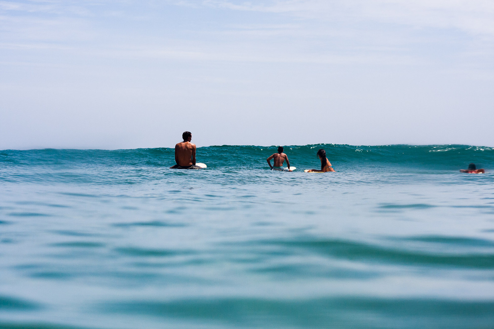 Esperando la ola en el inside, La Punta de Las Caracas