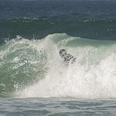 Dentro del tunel, Playa de Gros