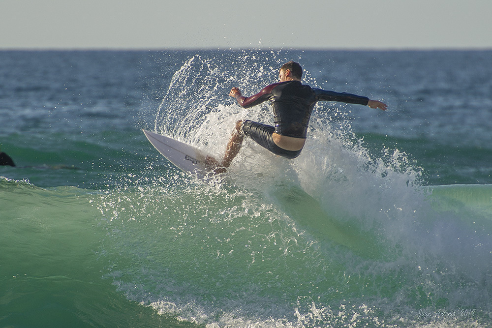 Sobre la ola, Playa de Gros
