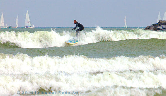 Surfing Sheboygan