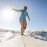 Cross stepping at Coco, Oyster Bay Beach - Coco Beach