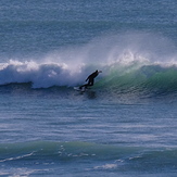 Nice clean surf conditions at Wharariki, Wharariki Beach