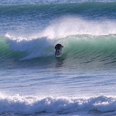 Nice clean surf conditions at Wharariki, Wharariki Beach