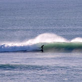 Nice clean surf conditions at Wharariki, Wharariki Beach