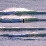 Nice clean surf conditions at Wharariki, Wharariki Beach