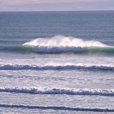 Clean surf conditions at Wharariki, Wharariki Beach