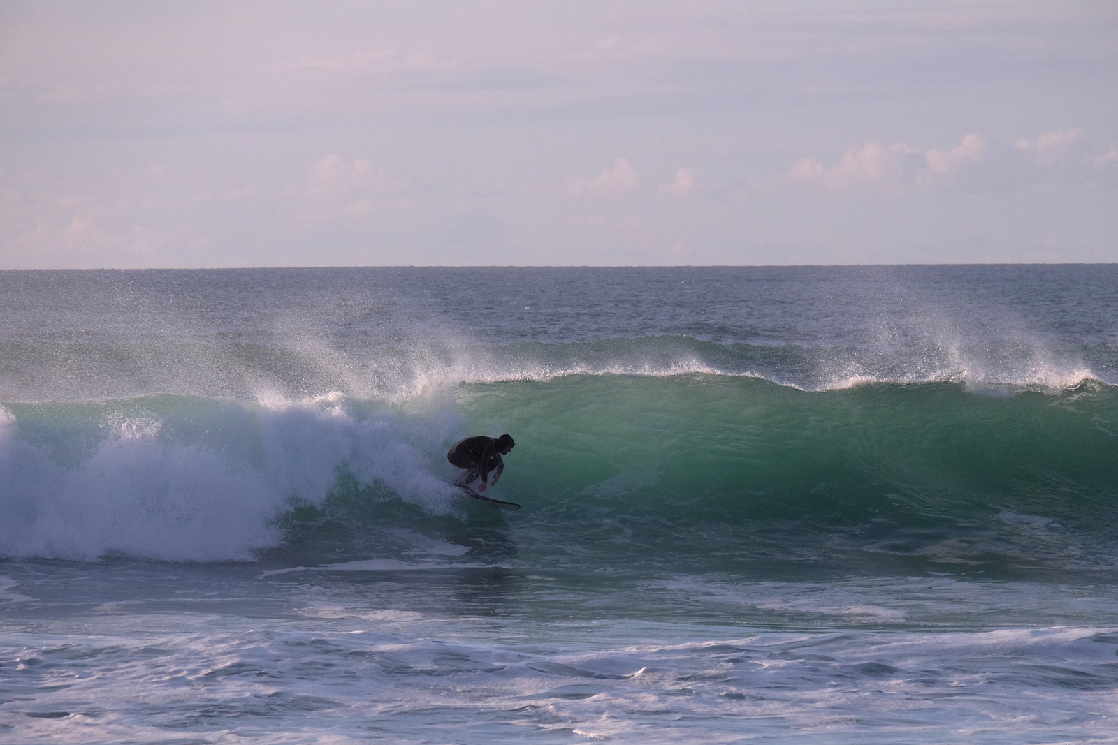 Another nice left at Fossil Point, Farewell Spit