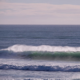 Wharariki set wave, Wharariki Beach